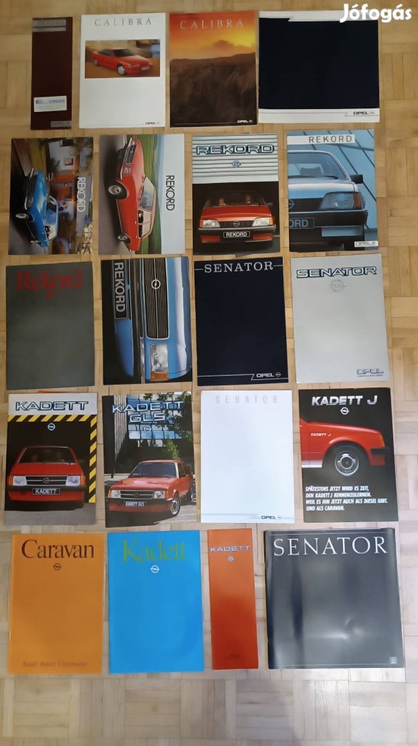 Opel prospektus eredeti katalógus OT veterán leírás 