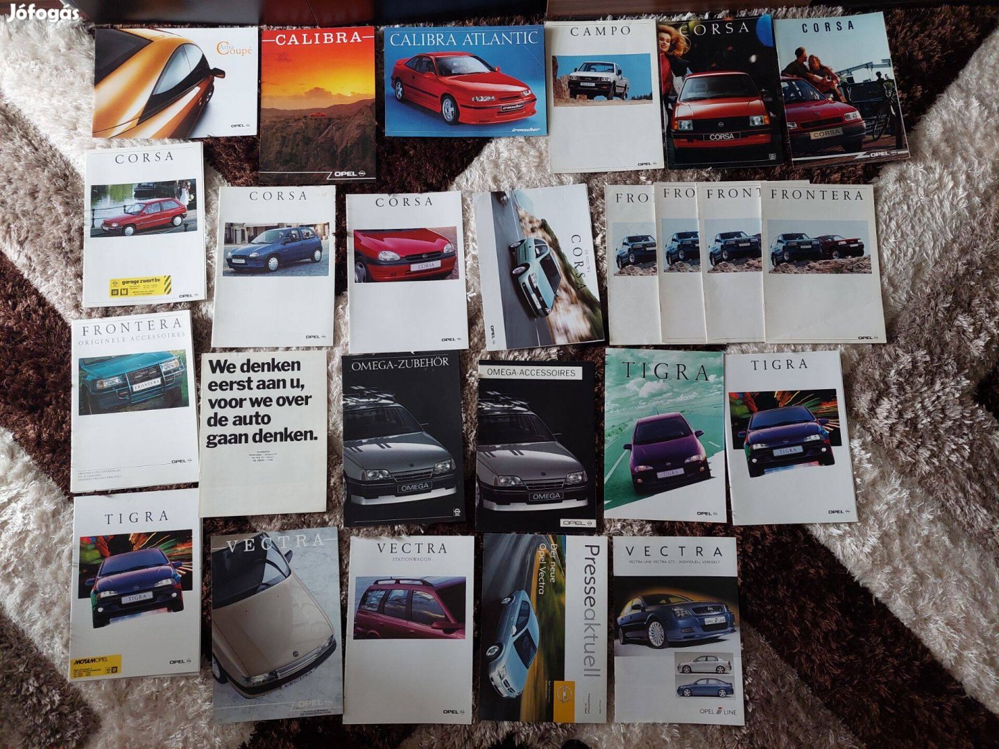 Opel prospektus katalógus leírás gyűjtemény