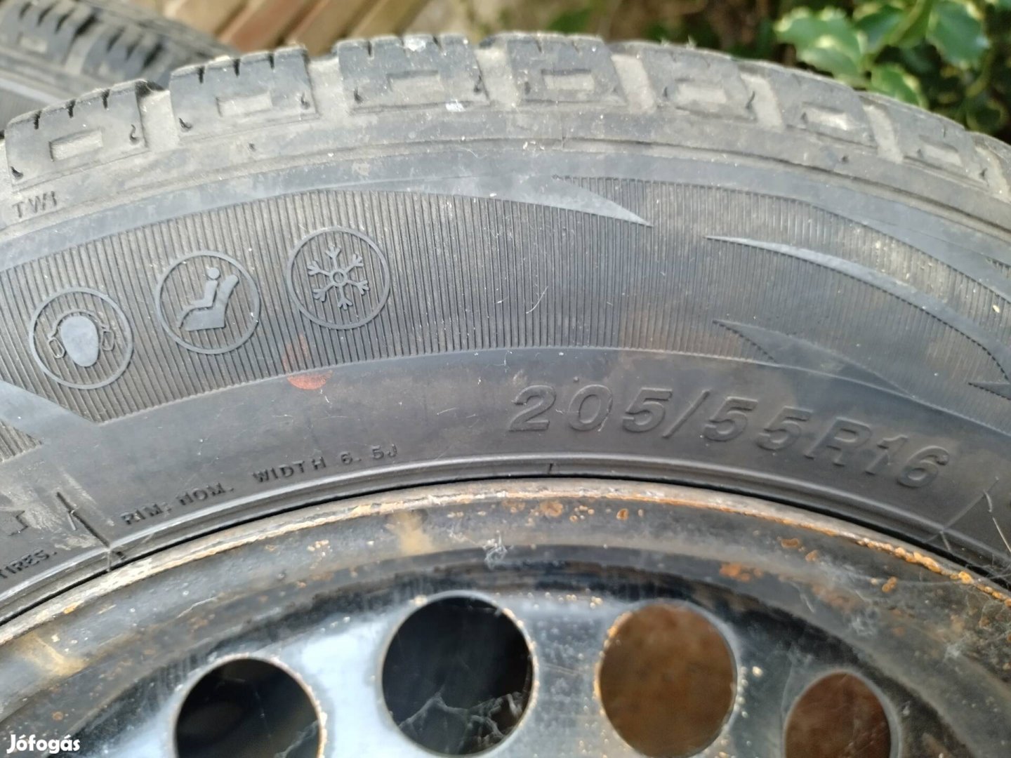 Opel téli garnitúra 205/55 r16 gyári dísztárcsákkal 