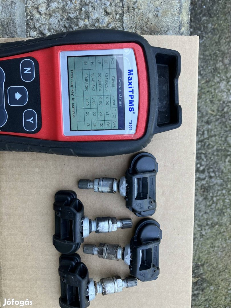 Opel tpms szenzor guminyomás astra j k mokka