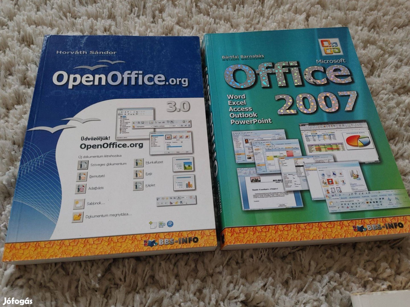 Open office Office 2007 könyvek 1700Ft/db