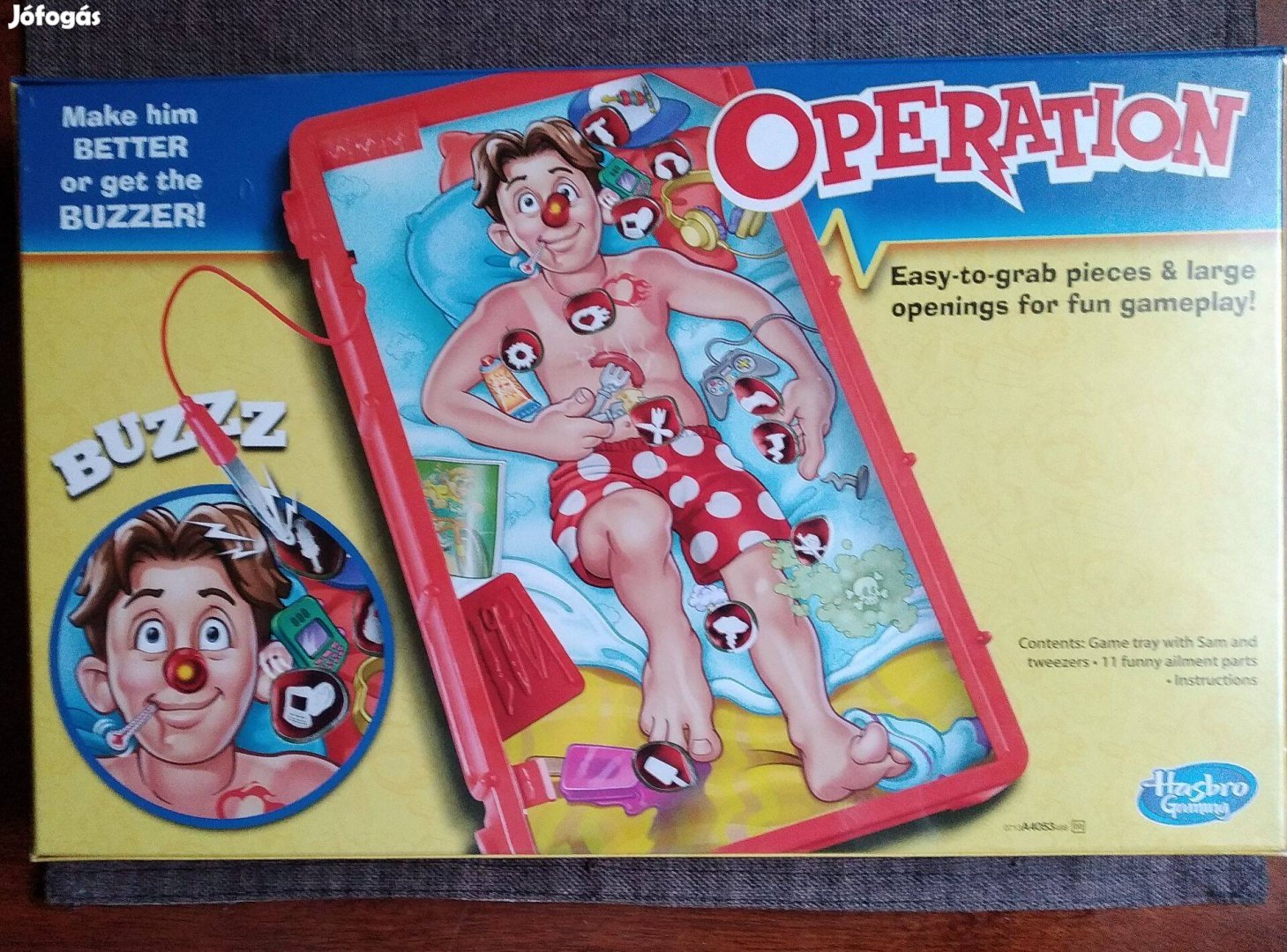 Operáció bontatlan Ügyességi oktató társasjáték Sok mást is