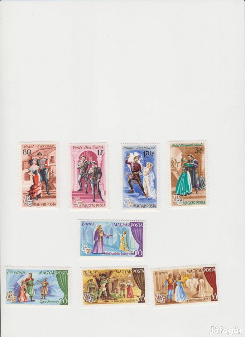 Operák bélyeg sor 1967