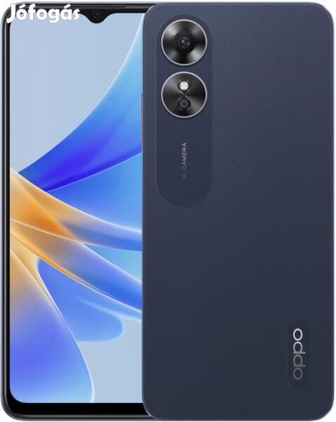 Oppo A17 (64GB)  - Szín: Fekete