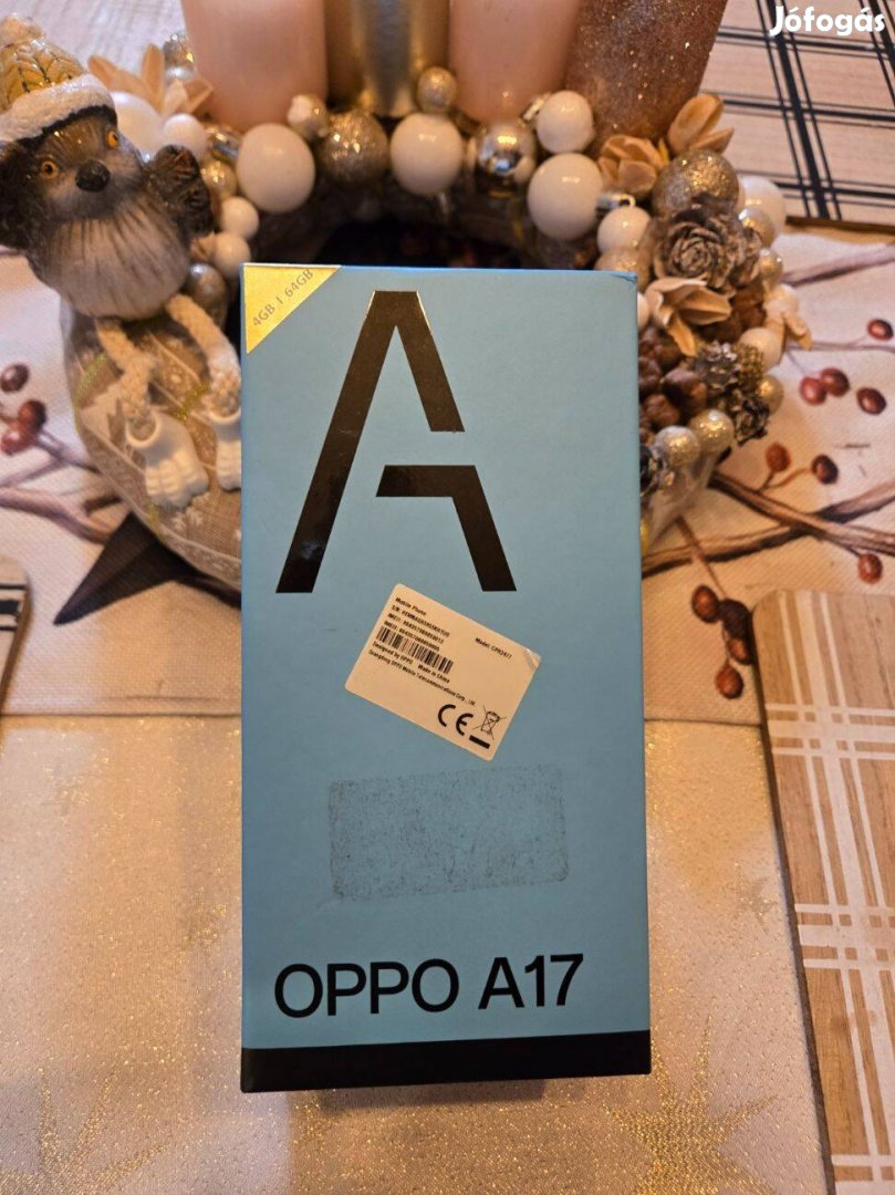 Oppo A17 / Újszerű / Áfás Számla + 1 Év Garancia