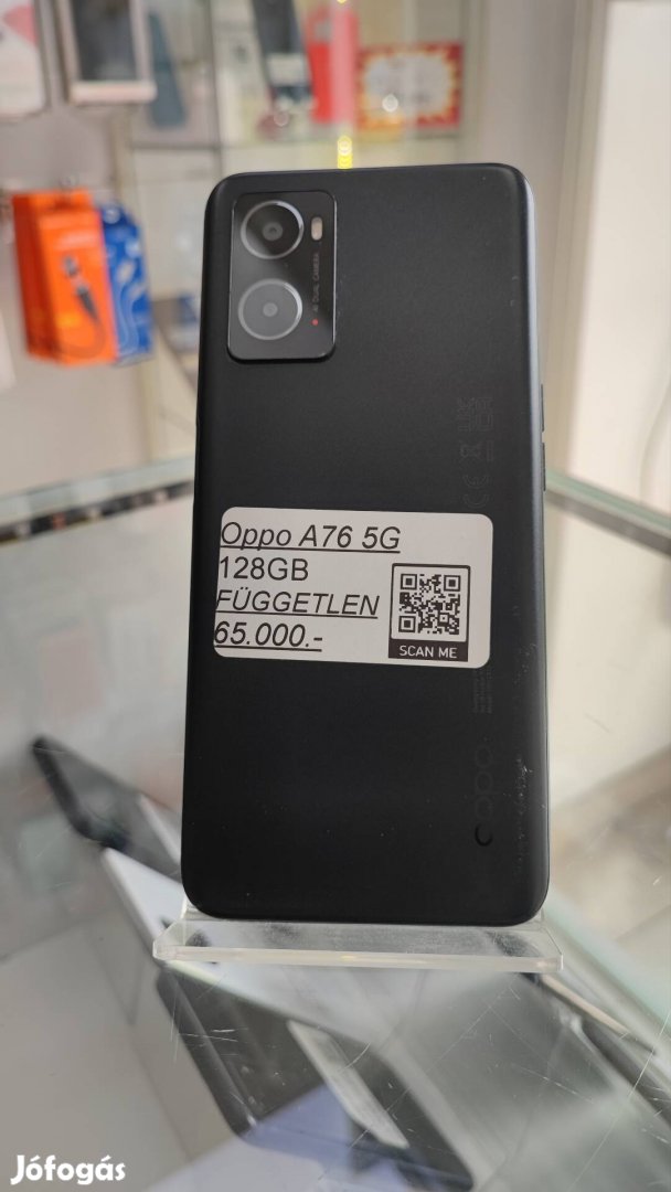 Oppo A76 5G - 128GB - Kártyafüggetlen