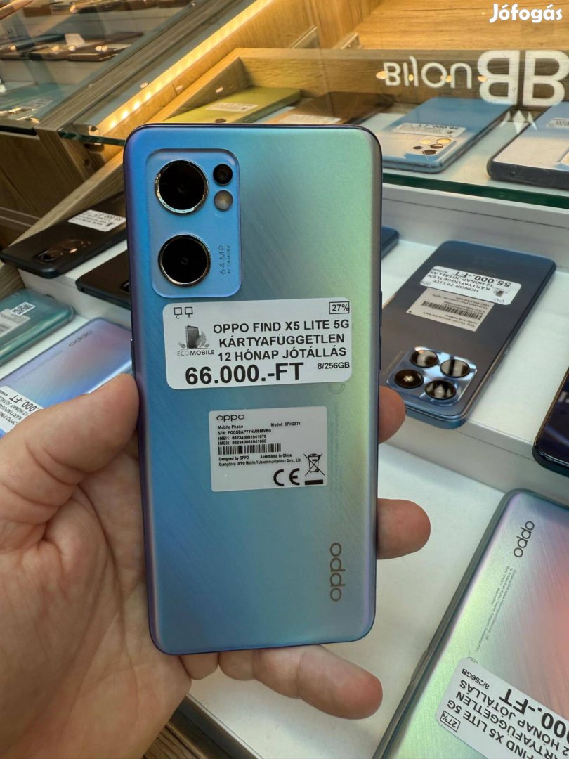Oppo FIND X5 LITE 5G jótállással