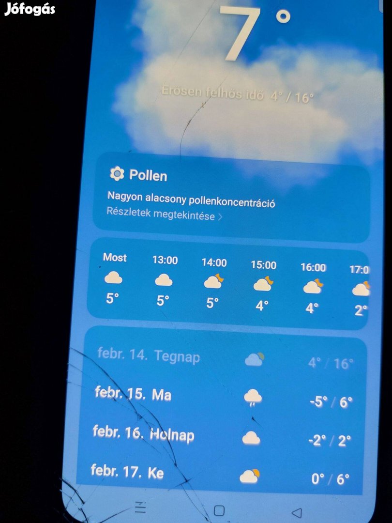 Oppo törött eladó