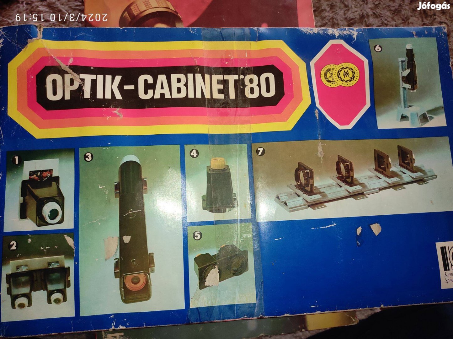 Optik Cabinet 80 optikai készlet eladó! (Retró)