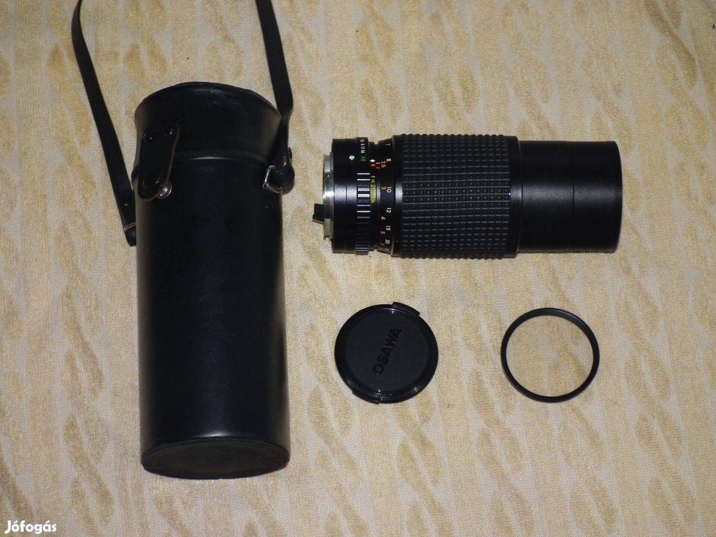 Optika szép tiszta lencséjű Osawa mc Zoom objektív + Tora uv szűrő