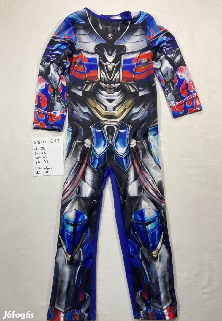 Optimus jelmez, Transformers jelmez 5-6 év G23