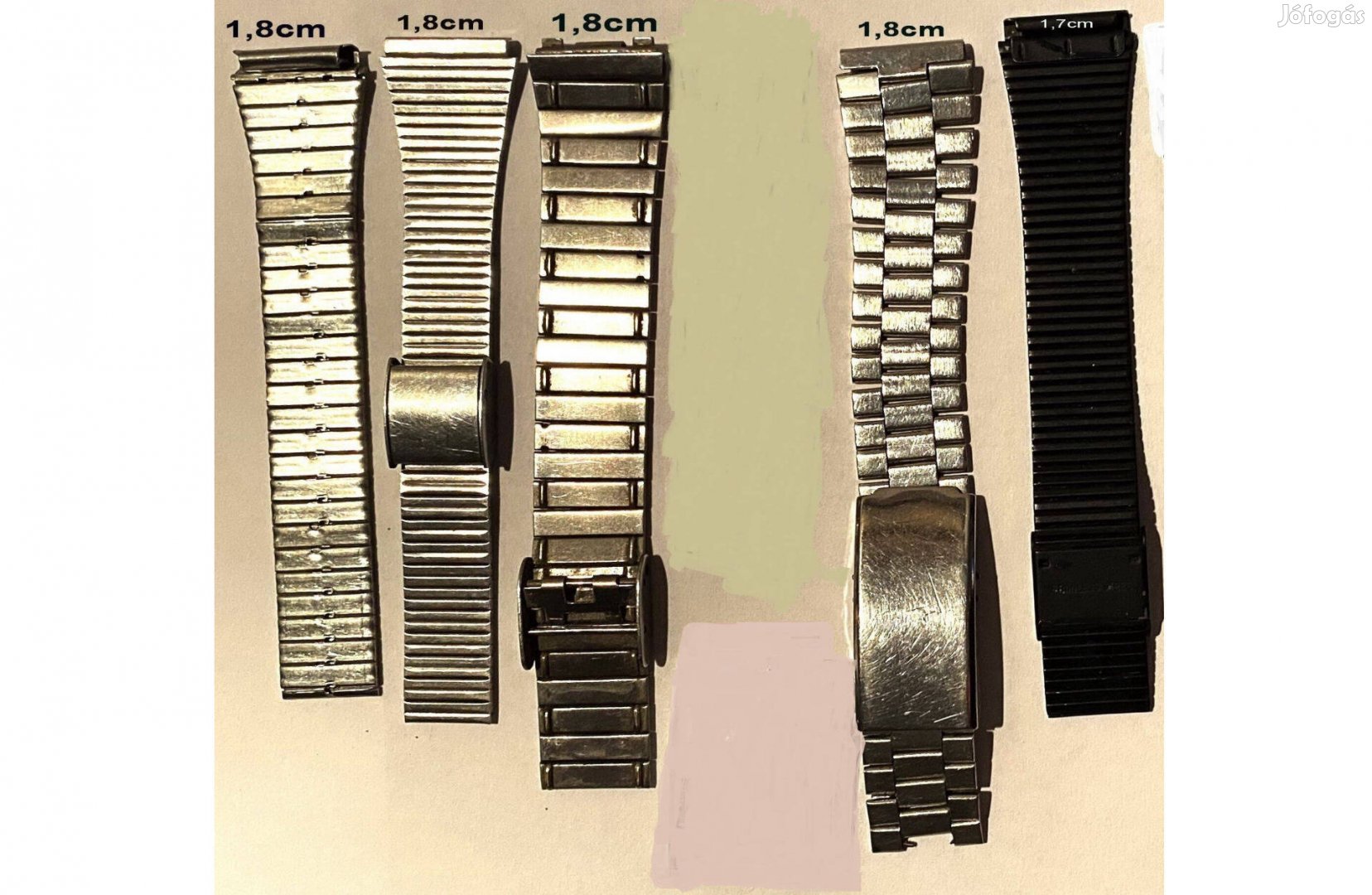 Óra Acél szíjcsatok pántok (Casio, Breitling stb) Bp.-n