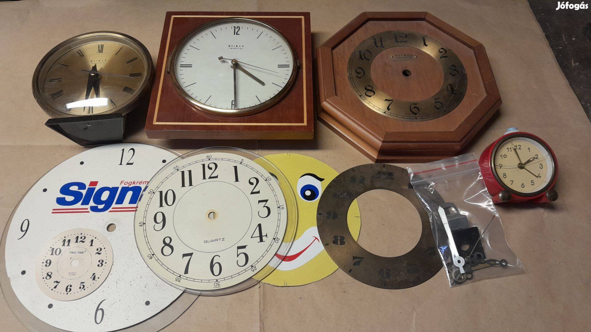 Óra alkatrészek csomagban