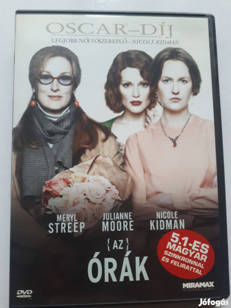 Órák DVD (Meryl Streep, Nicole Kidman, Julianne Moore)