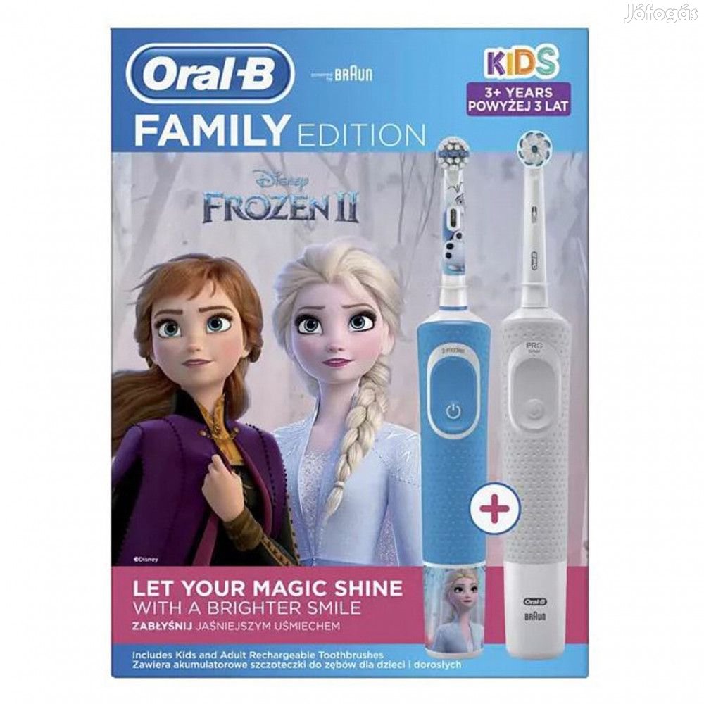 Oral-B Family Edition Duopack D100 Vitality, Sensi fejjel + D100 Froz
