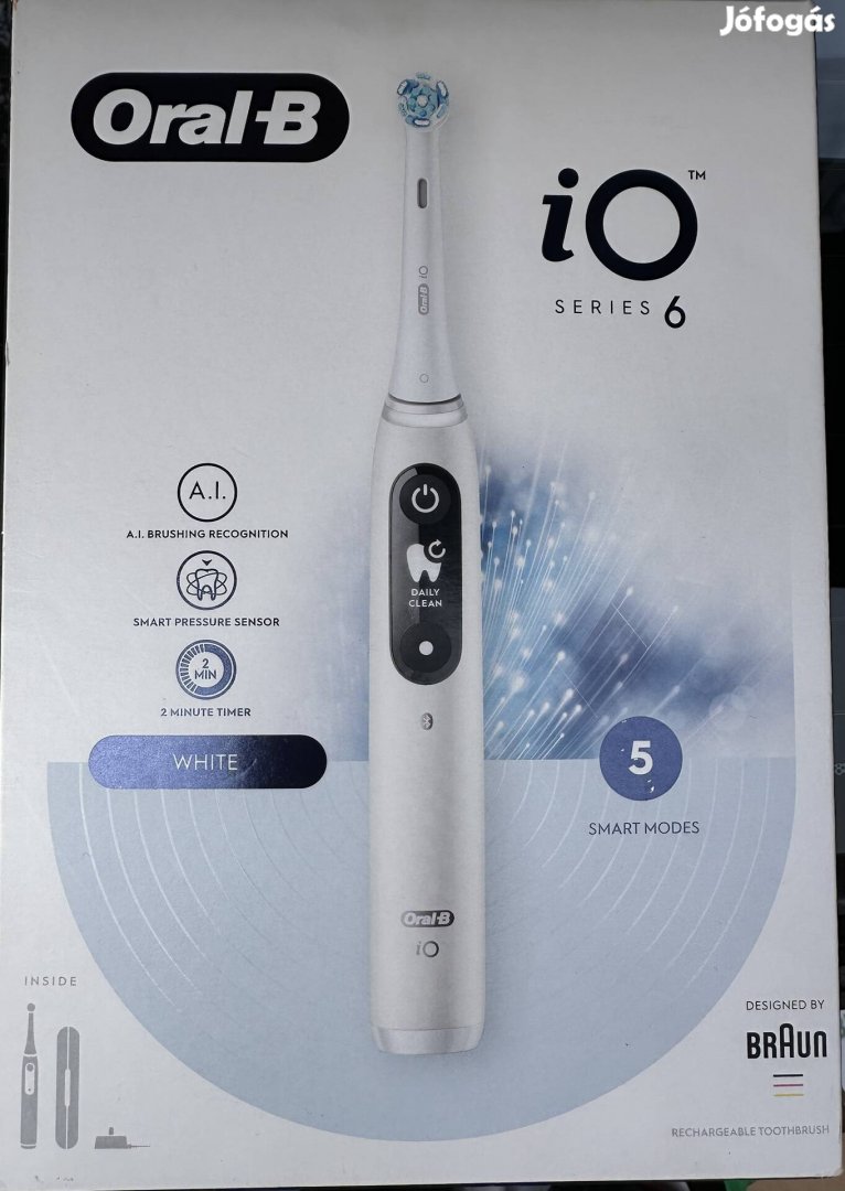 Oral B IQ6 Original Új Elektromos Fogkefe 