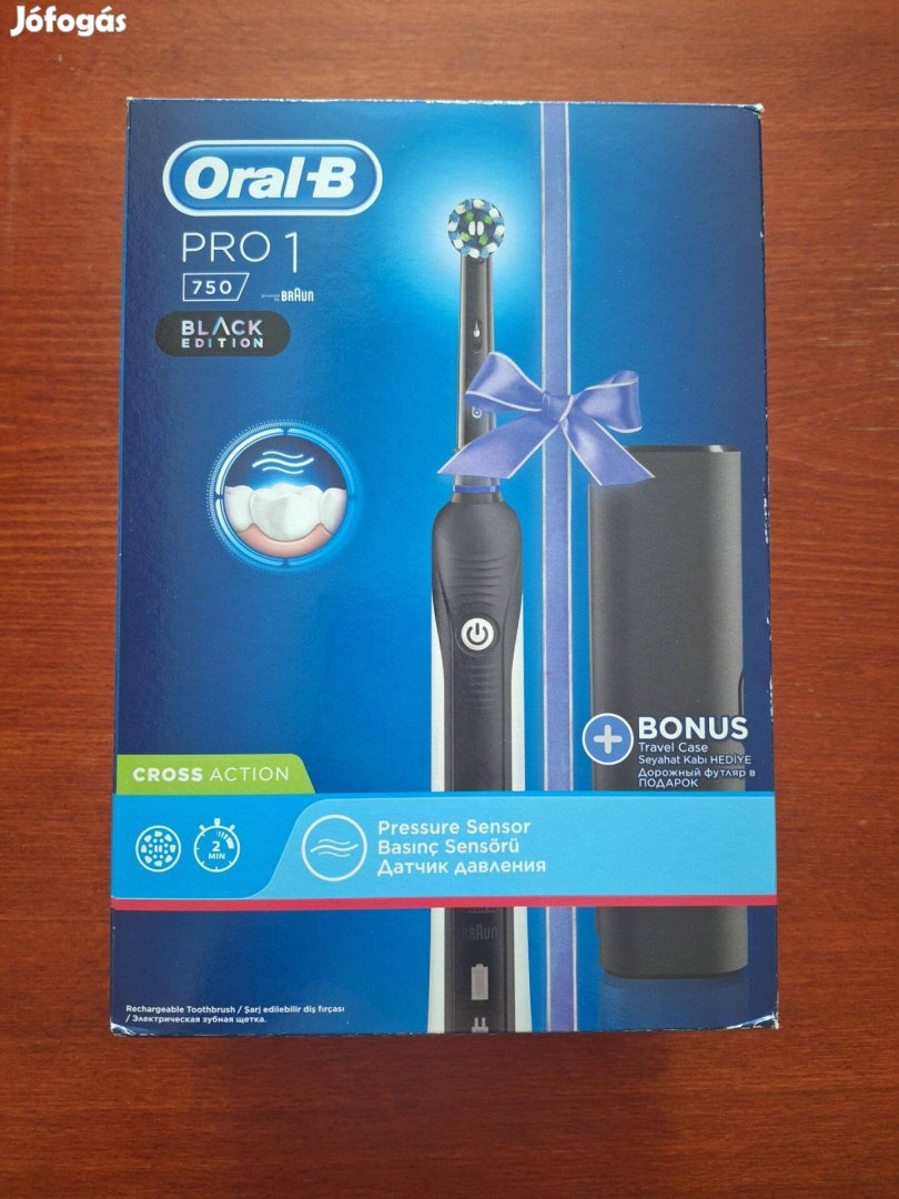 Oral-B Pro 1 750 Black Edition elektromos fogkefe