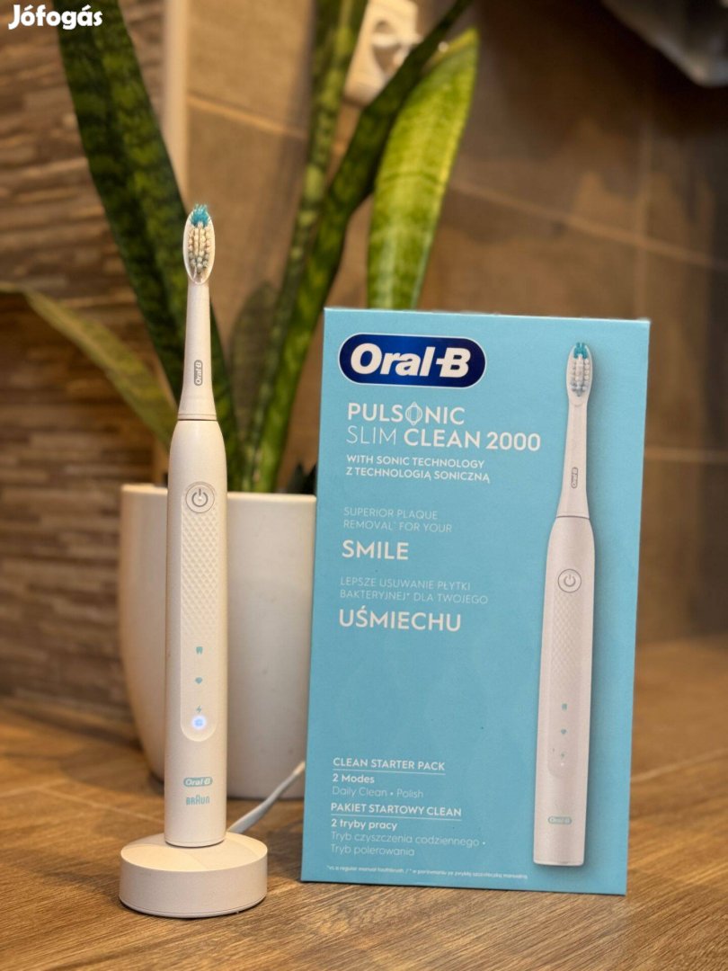 Oral-B Pulsonic Slim Clean 2000 szónikus elektromos fogkefe