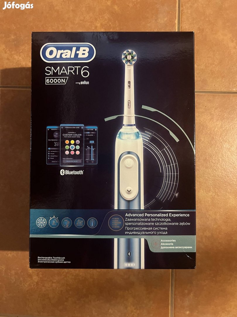 Oral-B Smart 6 okos elektromos fogkefe