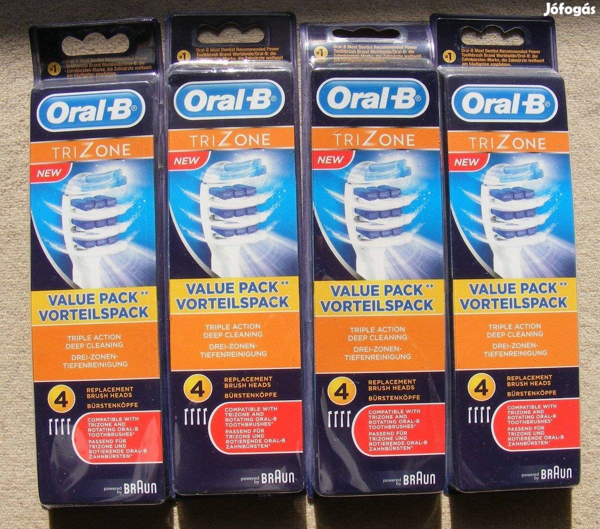 Oral-B Trizone 14 darab fej + Oral-B Trizone 3000 elektromos fogkefe