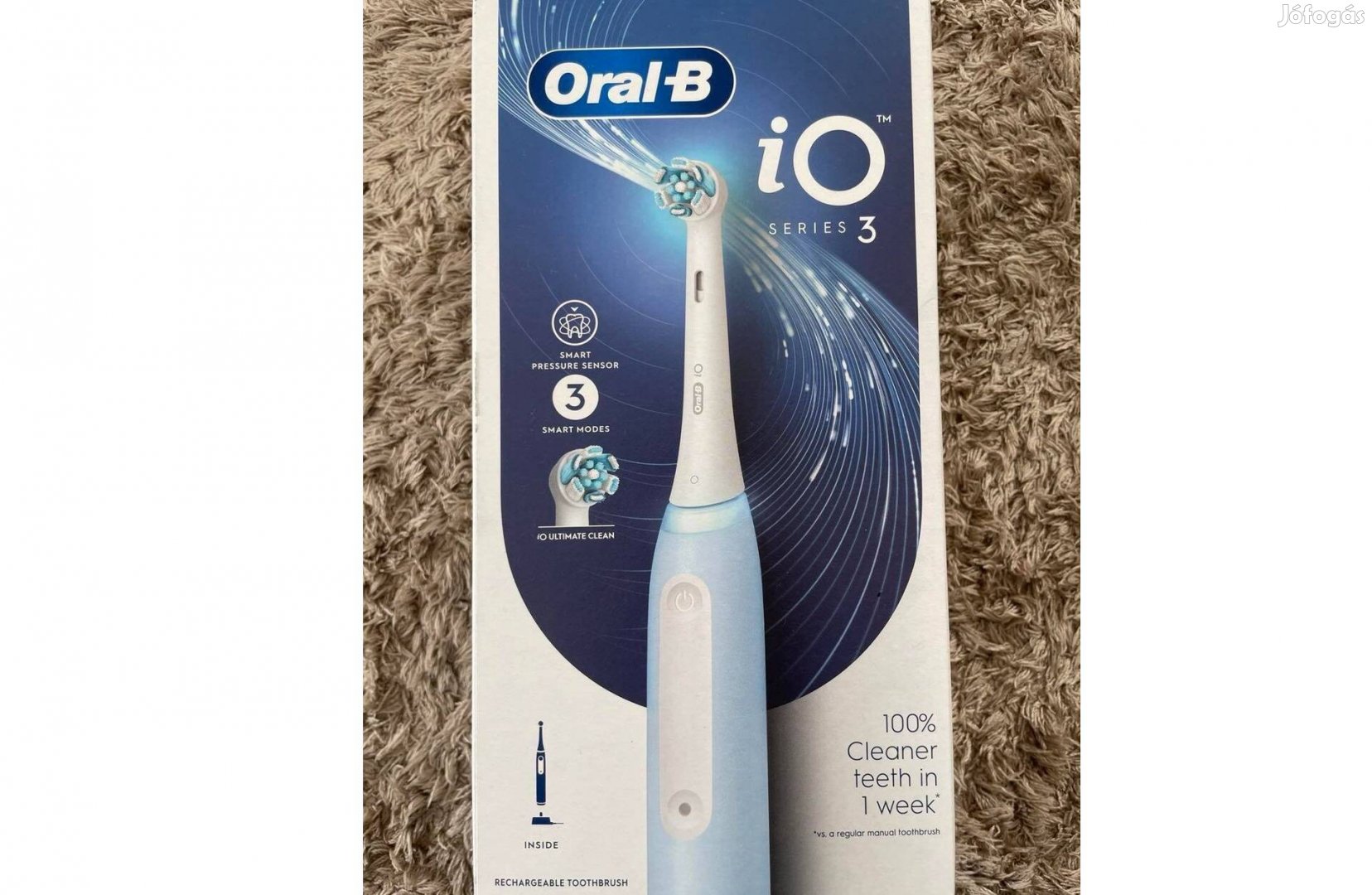 Oral-B io series 3 ice blue elektromos fogkefe