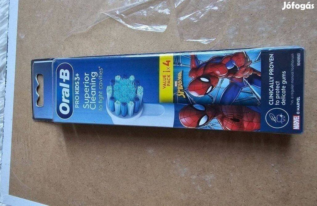 Oral B pokemberes csere fej 4 db os új bontatlan