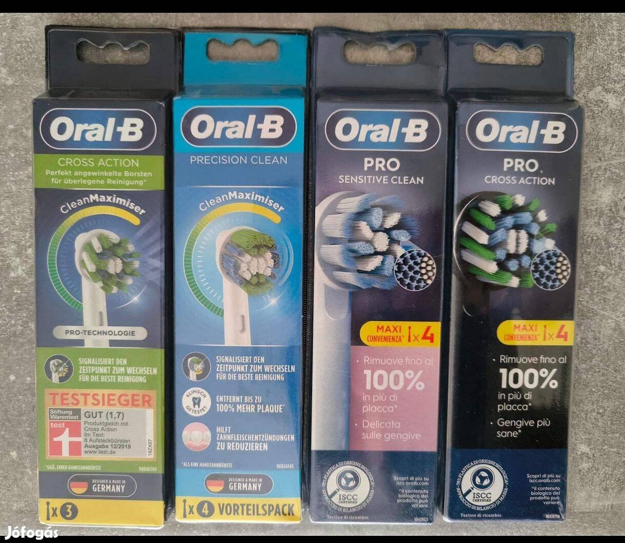 Oral-b elektromos fogkefe fej 4 darabos