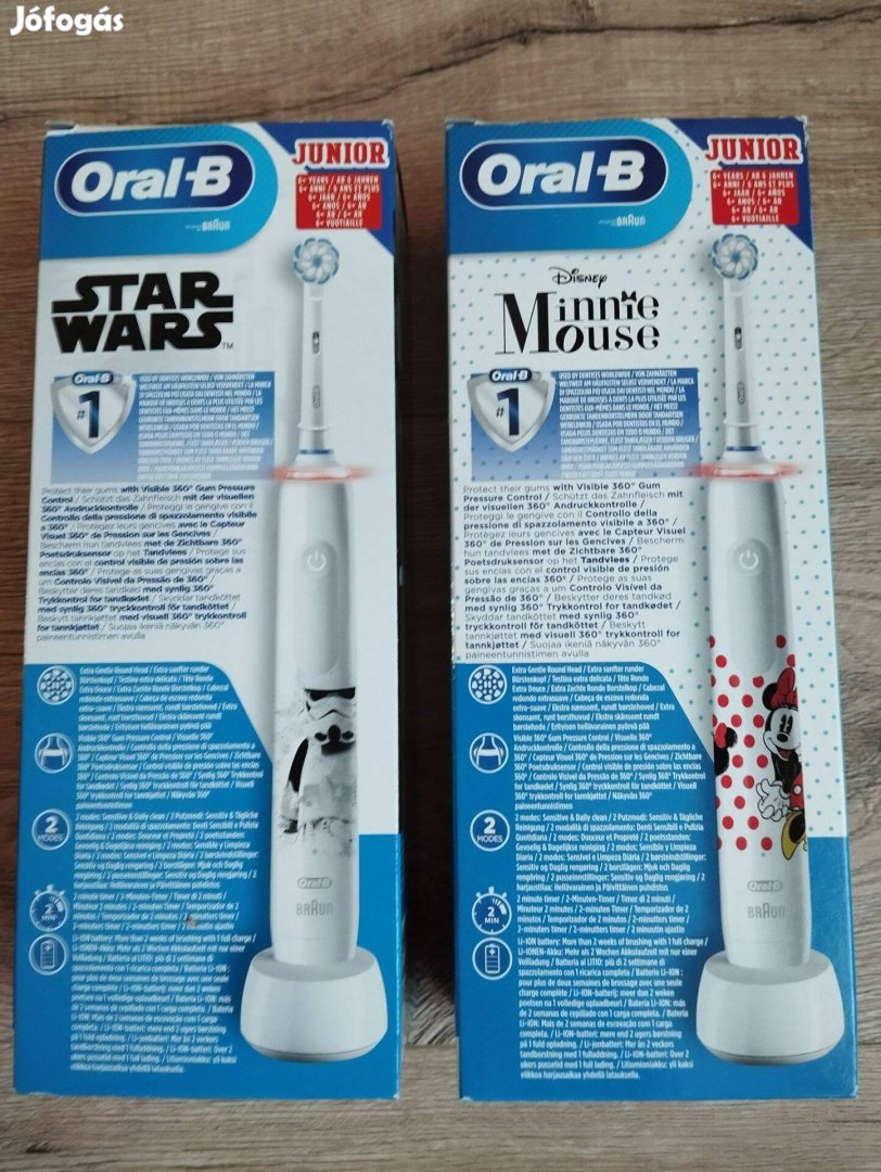 Oralb junior elektromos fogkefe