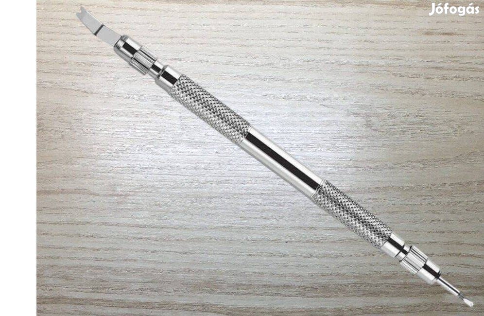 Óraszíj szerelő szerszám cserélhető fejekkel