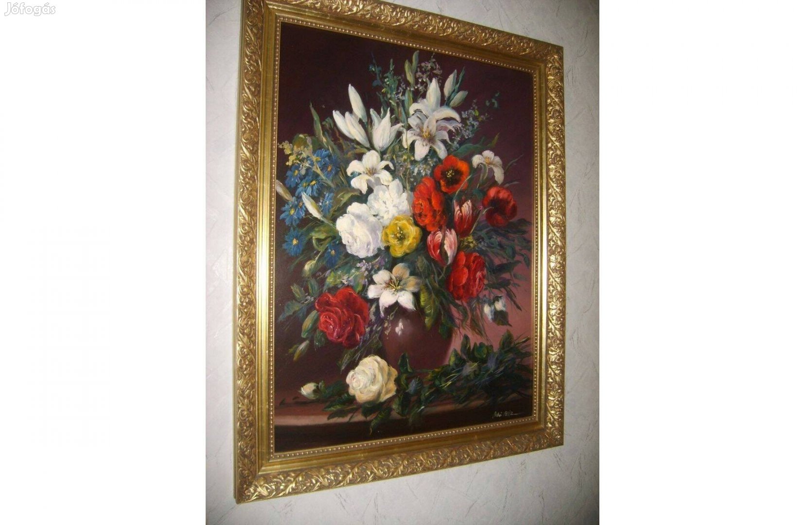 Orbán Csilla festmény Virágcsendélet