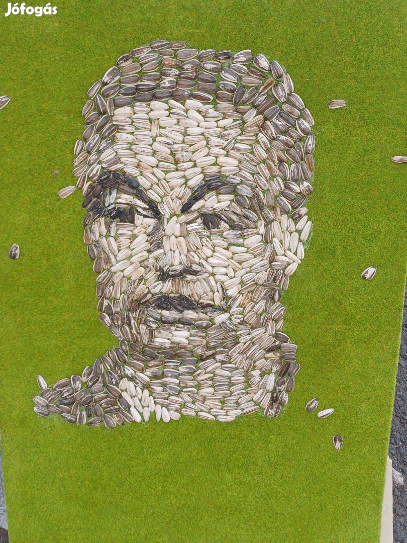 Orbán portré Filc-szotyola technikával