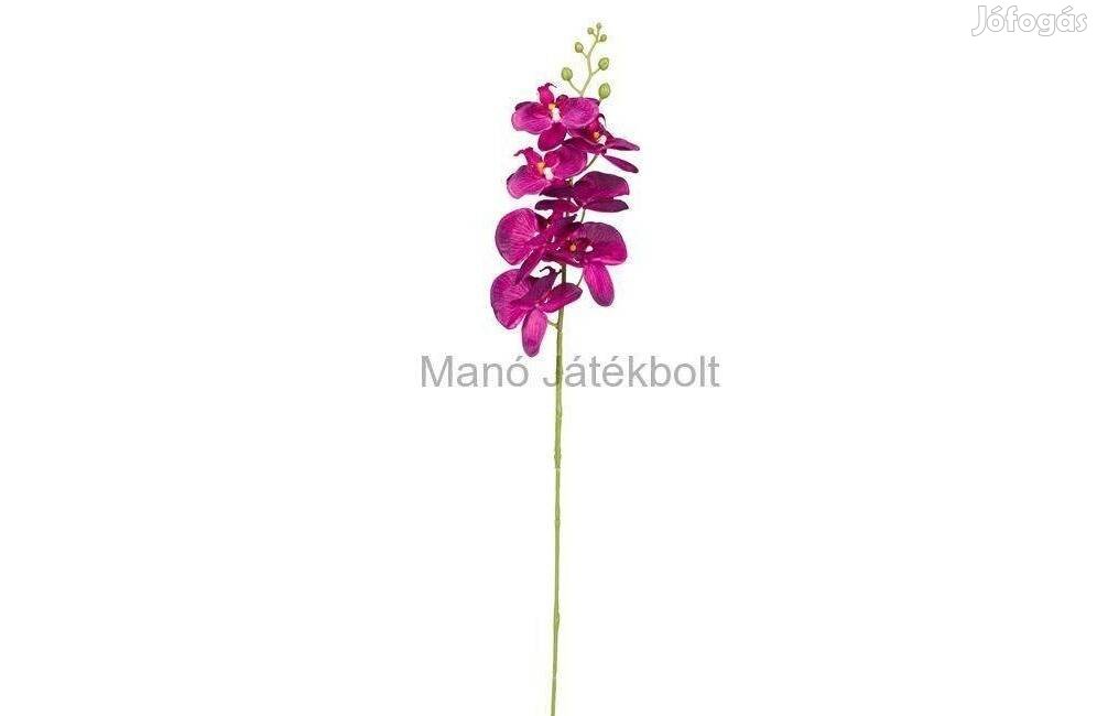 Orchidea művirág lila 85 cm