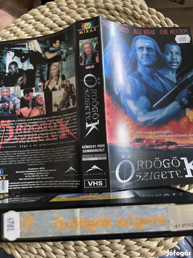 Ordögök szigete vhs