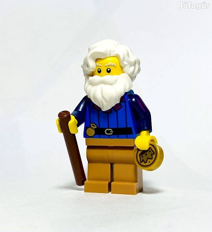 Öreg középkori kereskedő Eredeti LEGO egyedi minifigura - Castle - Új