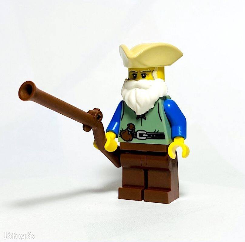 Öreg telepes Eredeti LEGO egyedi minifigura - Pirates - Új