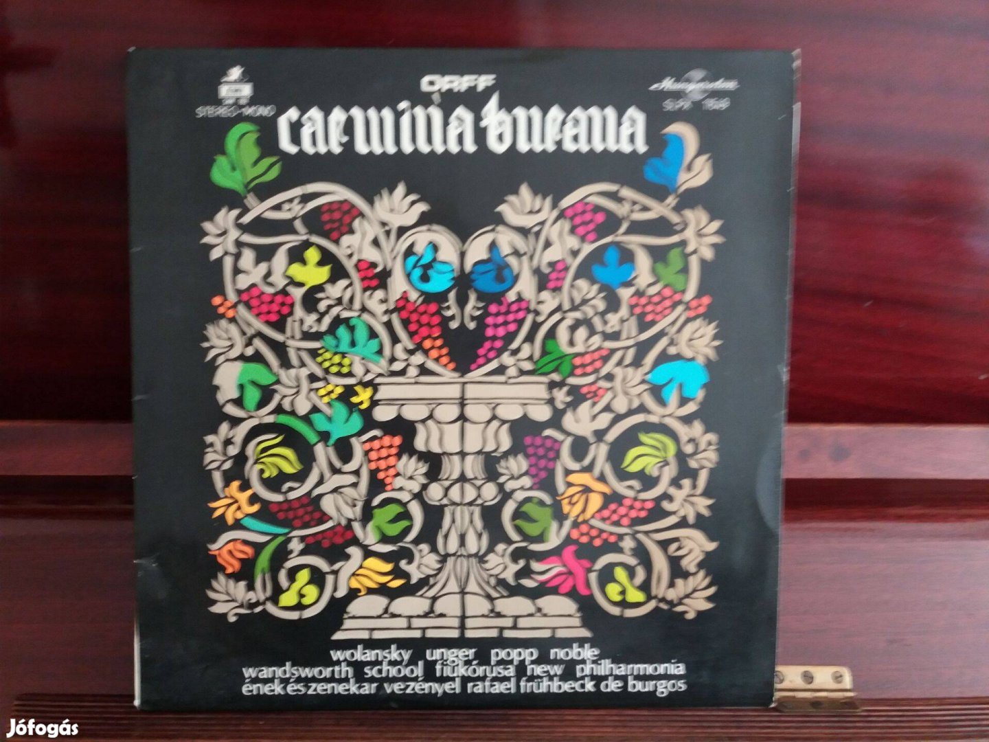 Orff Carmina Burana bakelit lemez LP EMI felvétel