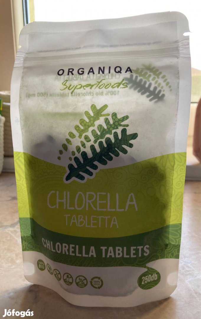 Organiqua Bio chlorella tabletta 250 db 125 g