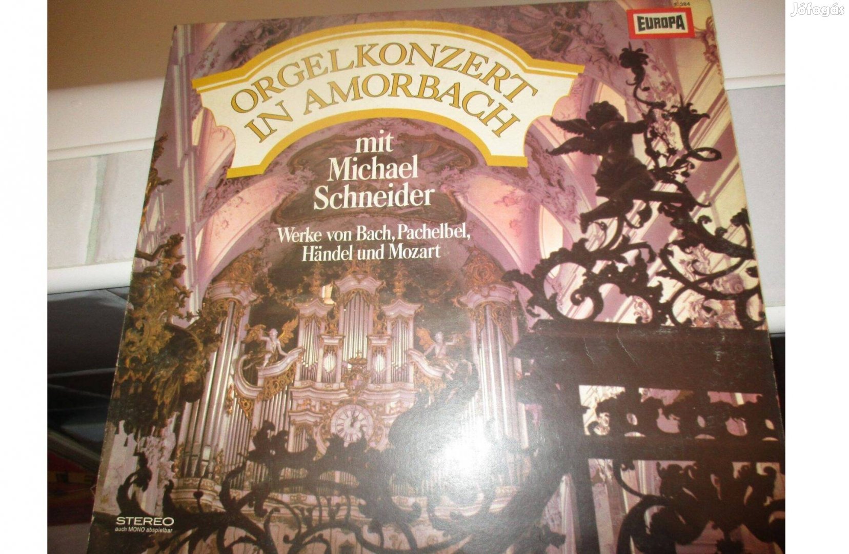 Orgonakoncert Amorbachban bakelit hanglemez eladó
