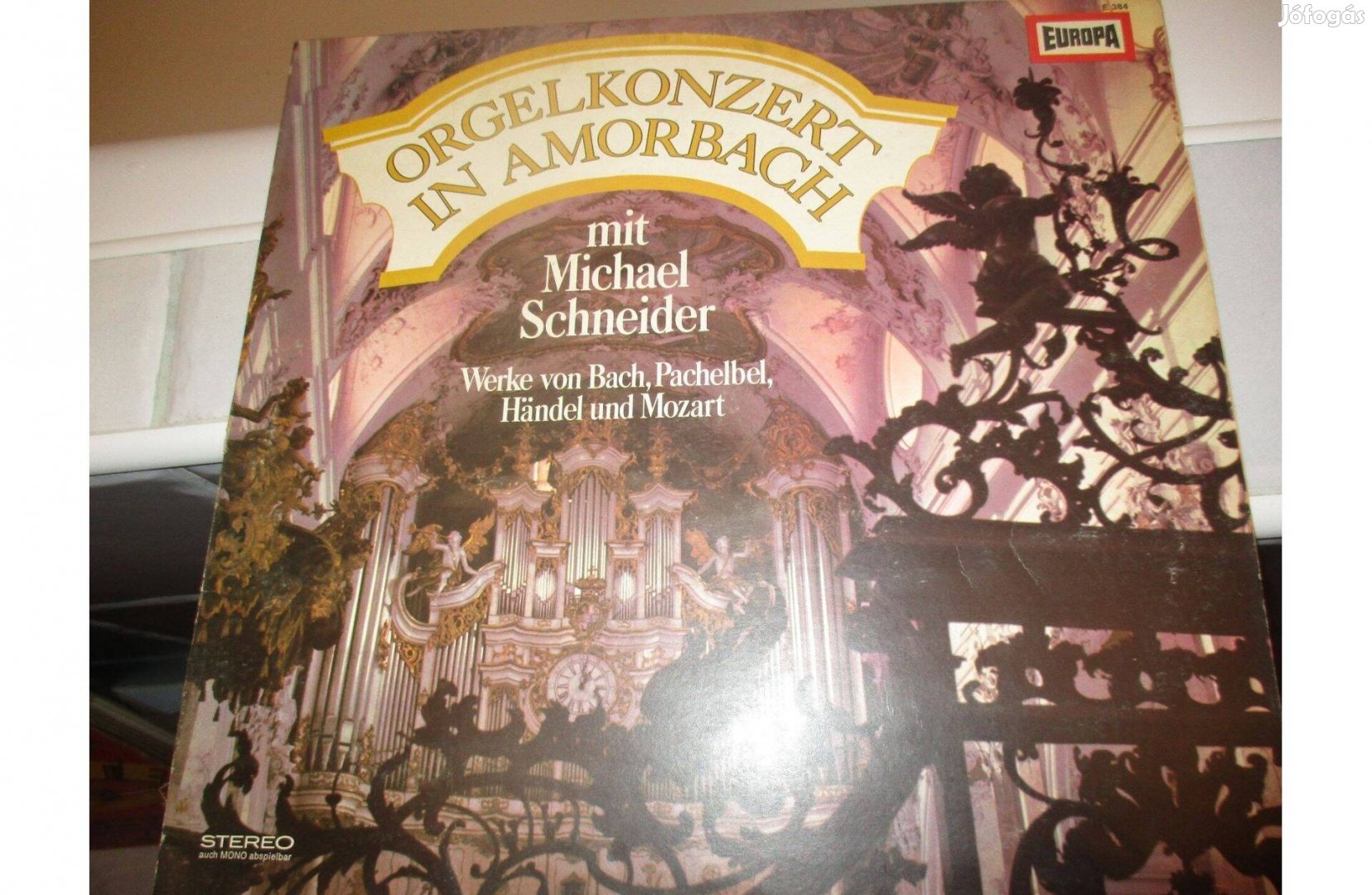 Orgonakoncert Amorbachban bakelit hanglemez eladó