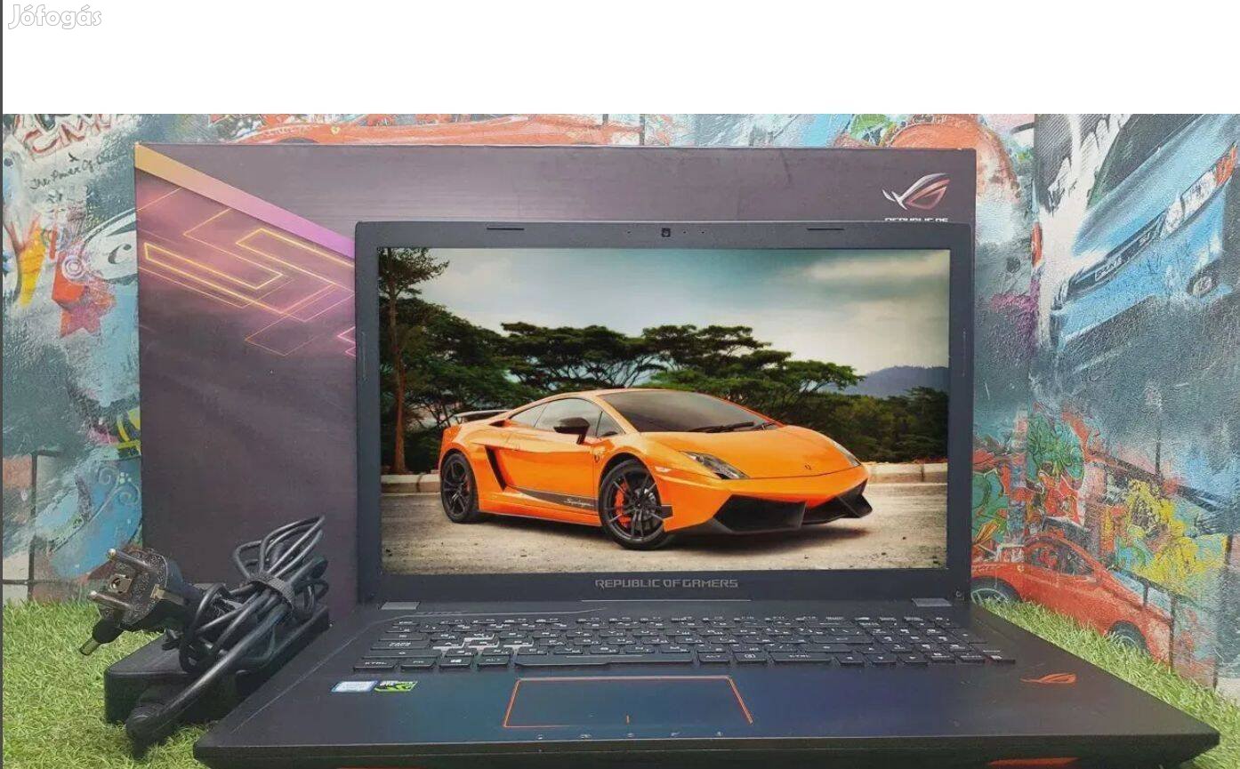 Óriás gamer Ryzen Asus rog laptop eladó Radeon RX 580 4GB