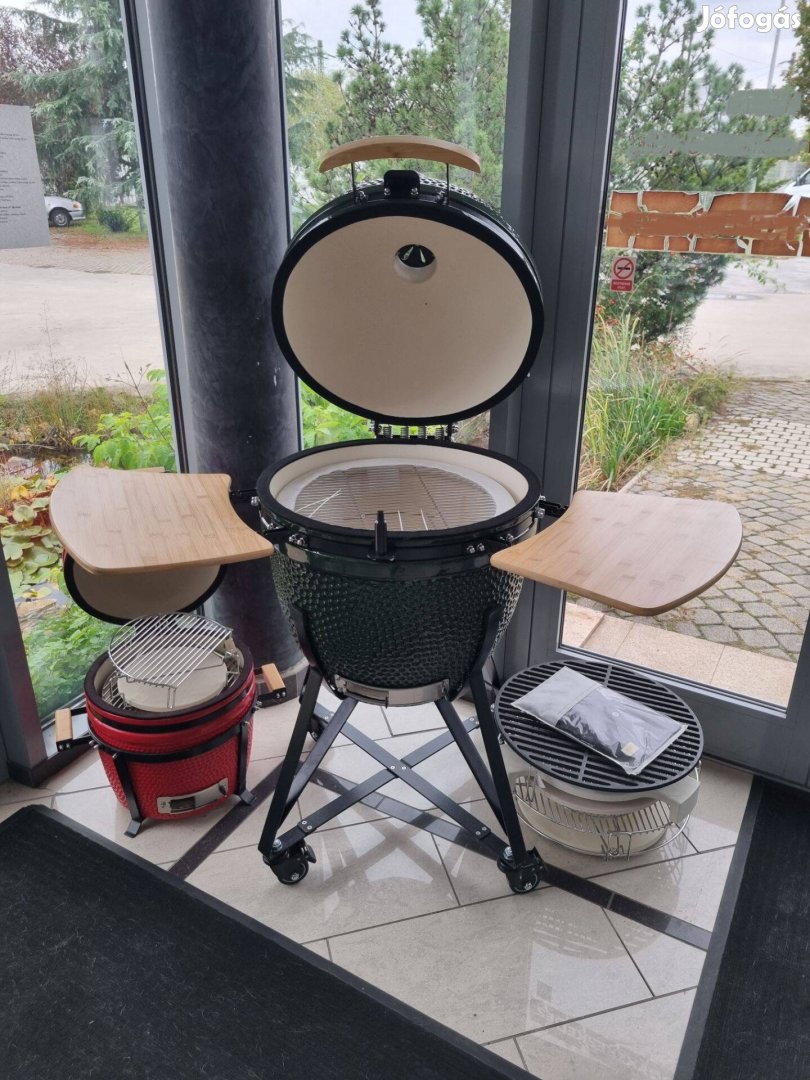 Óriás kamado 64cm átmérővel, XXL méretű kerámia grill szuper áron