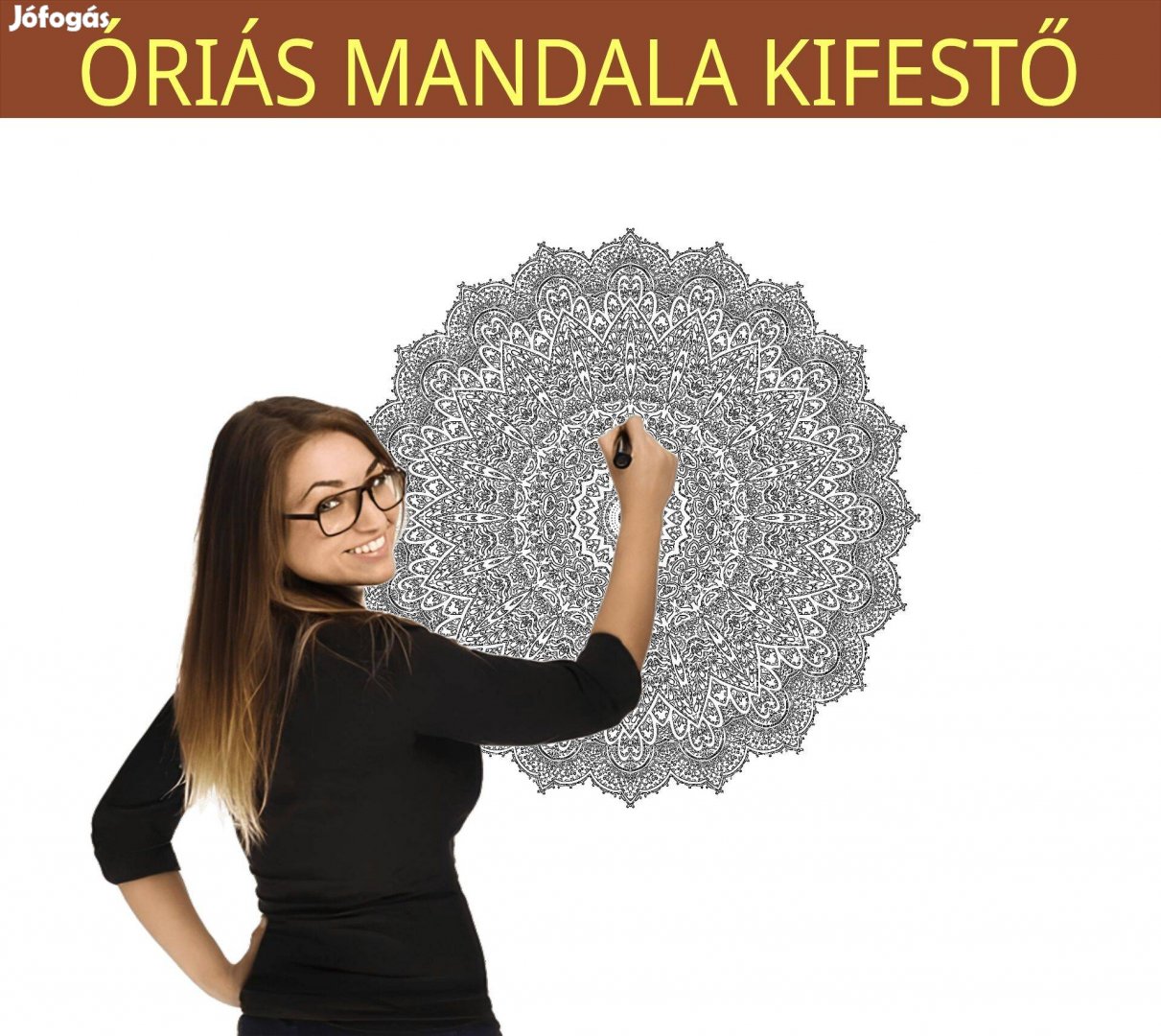 Óriás mandala kifestő eladó