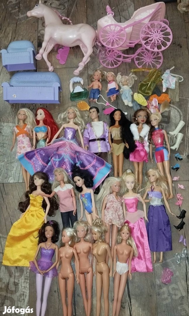 Óriási Barbie babás csomag 