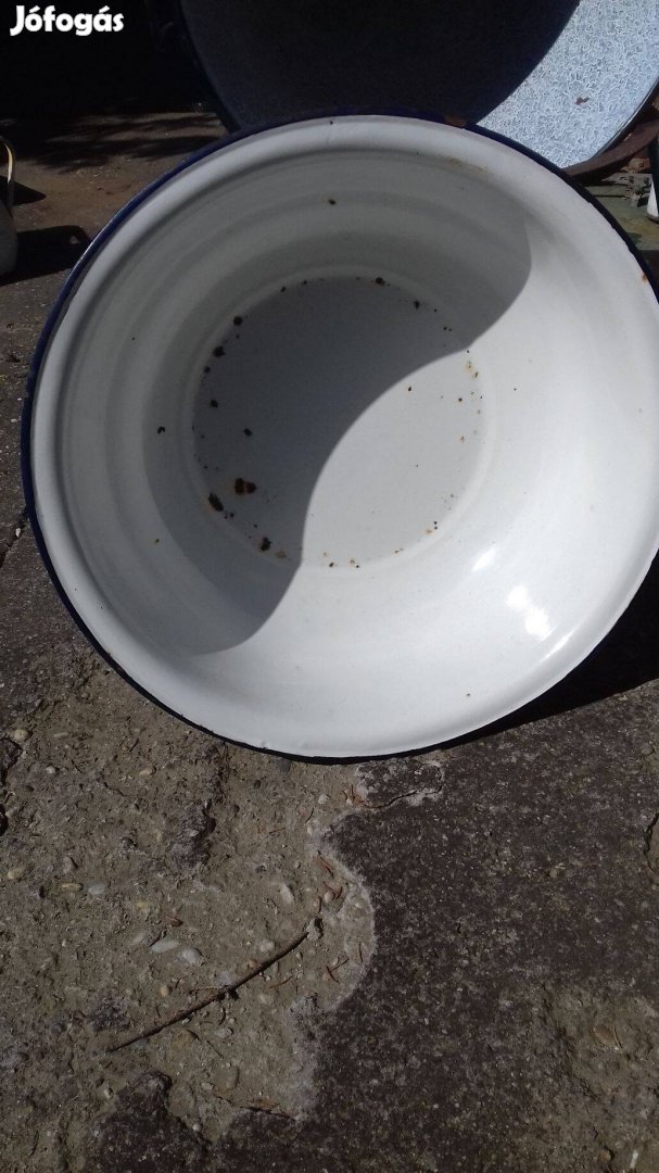 Óriási zománcozott nagy fürdő lavor 50 l-es