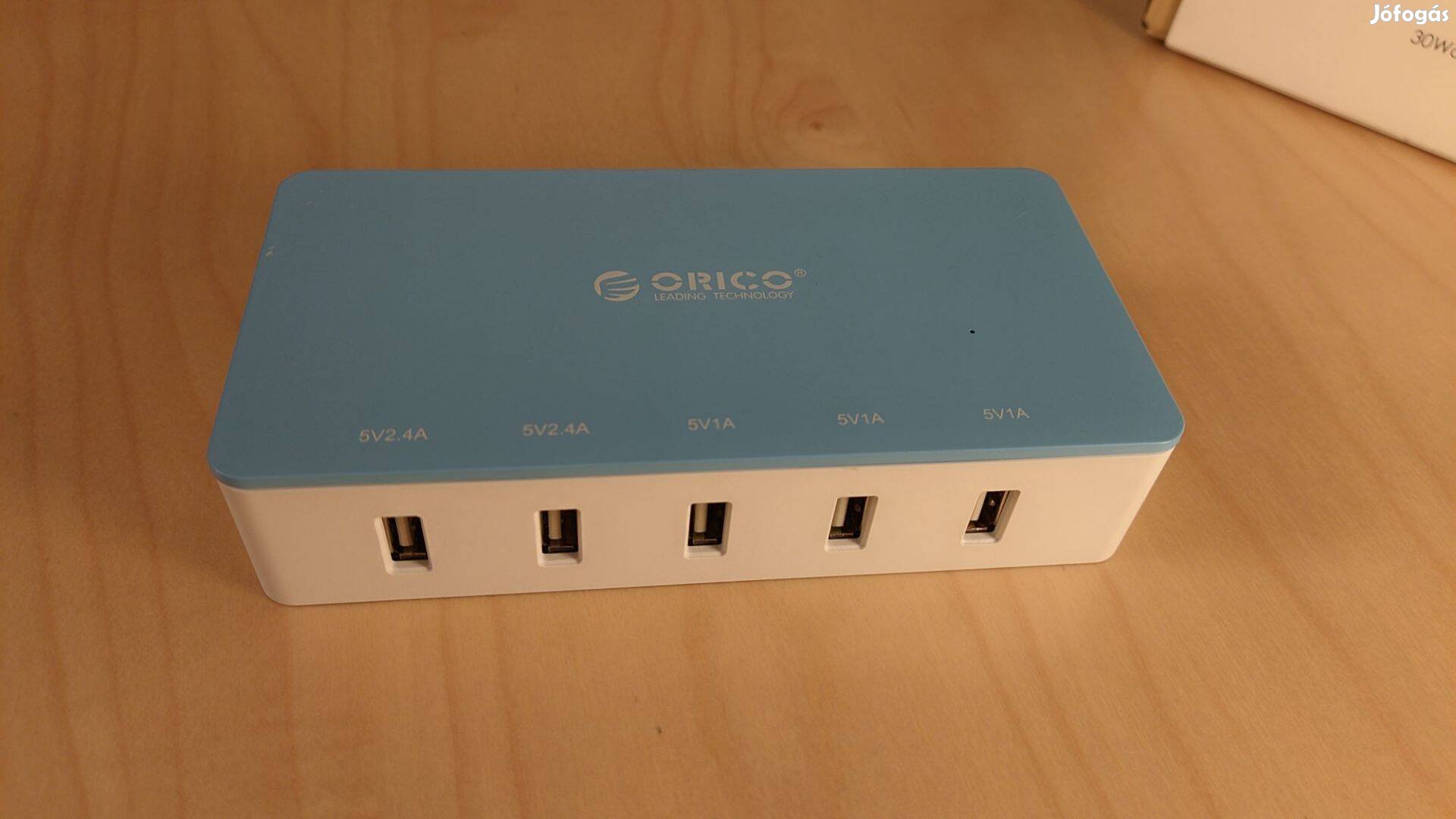 Orico 5 portos USB töltő 30W - Új