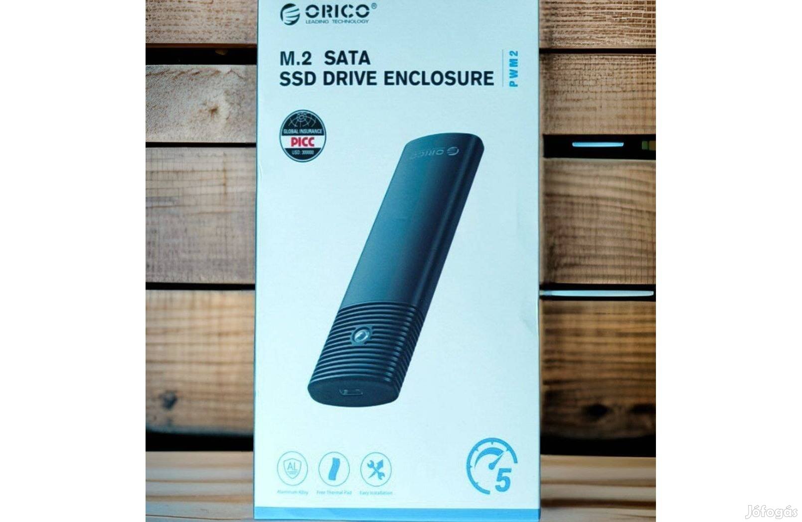 Orico M.2 sata ssd külső ház adapter Új 5Gbps Type-C usb kábel