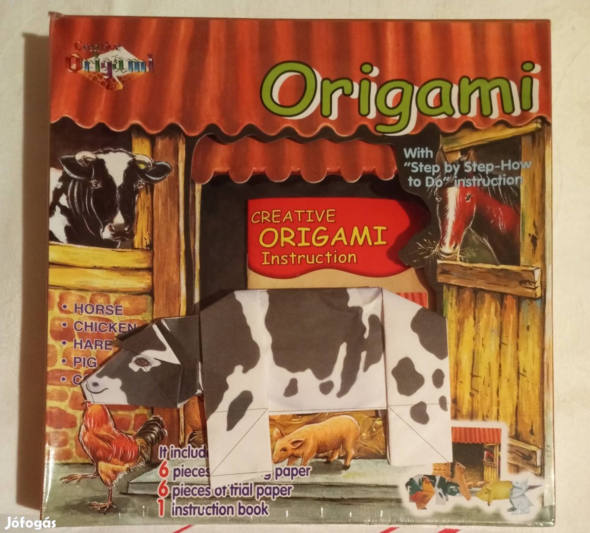 Origami - háziállatok, sértetlen fóliázott csomagolásban 