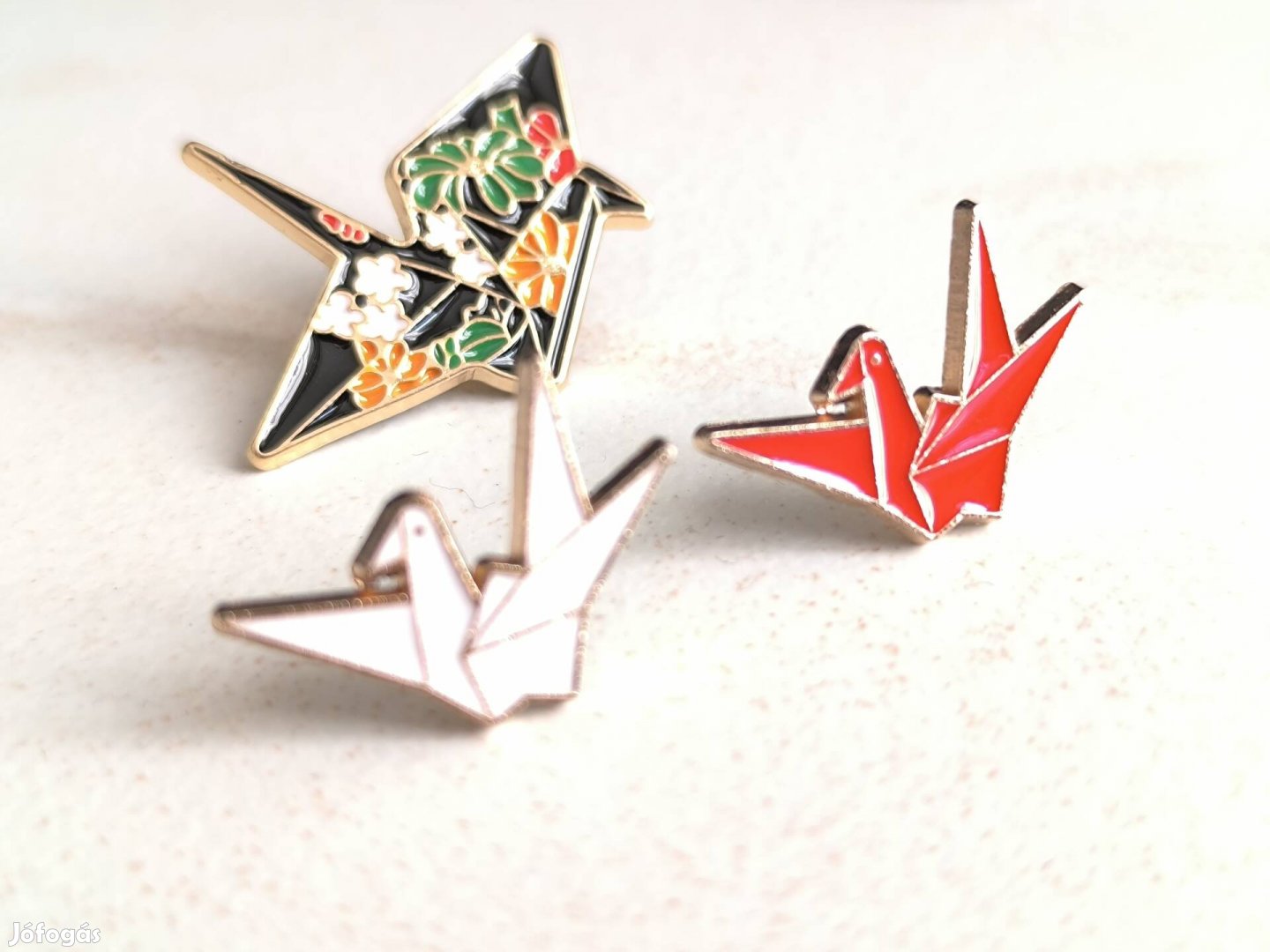 Origami madarak kitűző szett