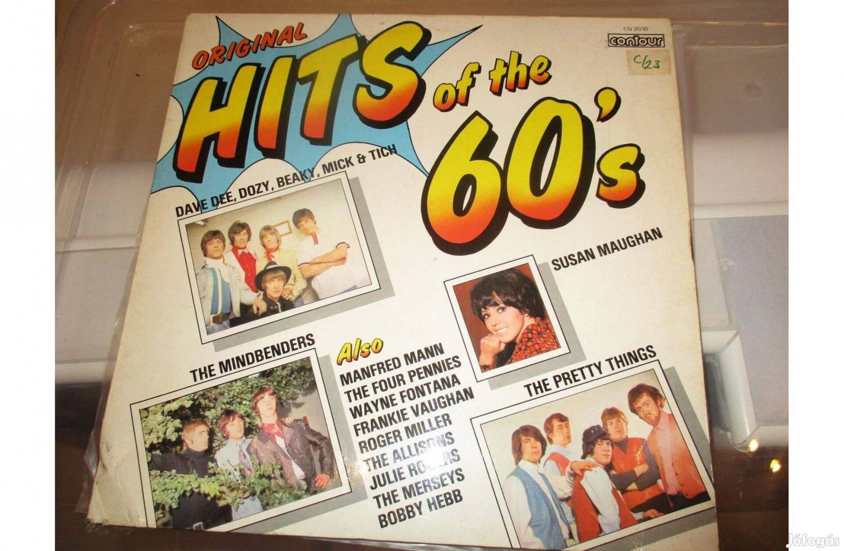 Original Hits of the 60's bakelit hanglemez eladó