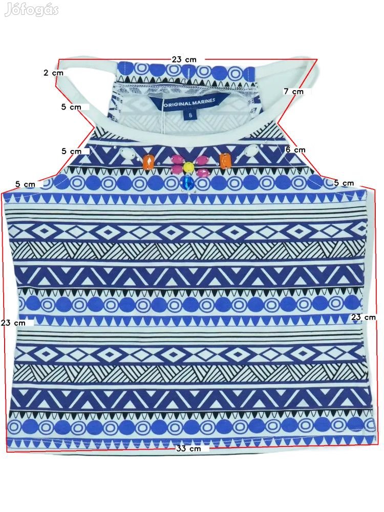 Original Marines Új (címkés) Lány Lányka / Női ujjatlan póló / top (Mé